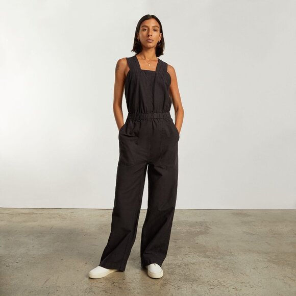 Everlane Pants - NWT - The Fatigue Apron Jumpsuit Black Base by Everlane - Size 8